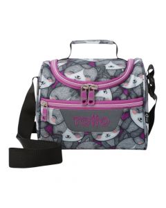 Lonchera gris mediana resistente