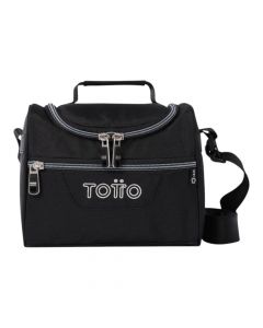 Lonchera negra mediana resistente