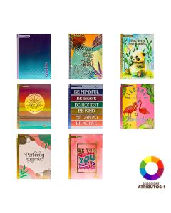 Cuaderno 100 hojas espiral