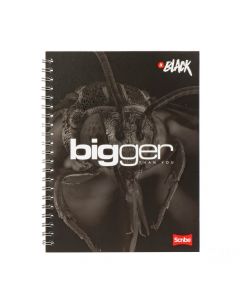 Cuaderno espiral Scribe td in black 80h