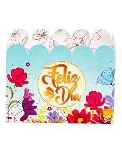 Caja ancheta pony floral