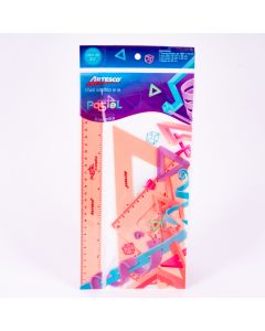 Juego geometría Artesco pastel 30cm