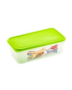 Recipiente con tapa plástico liso 3.5l #4 surtido