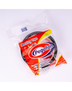 Masking tape Pegafan negro 24mmx18m