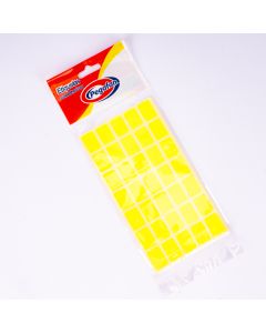 Etiqueta pegafan amarillo 13x19m