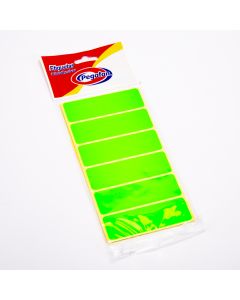 Etiqueta Pegafan verde 23x76m