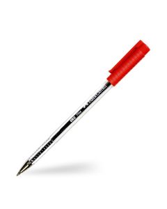 Lapicero medio Faber Castell 062 redondo rojo 12und