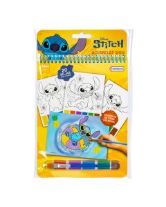 Libro colorear Stitch acuarelas