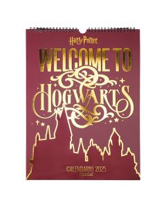 Calendario 2025 Harry Potter cartón vino