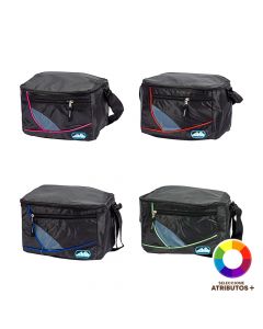 Lonchera lisa color negro