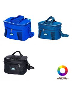 Lonchera lisa con borde color