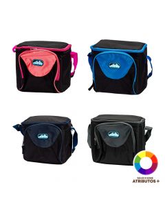 Lonchera tela diseño rombos