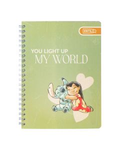 Cuaderno espiral diseño Stitch