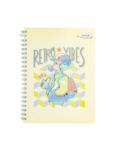 Cuaderno espiral grande anime fem 100h