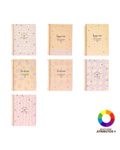 Cuaderno espiral Soho 80h
