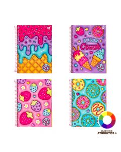 Cuaderno diseño Sugar Crush resistente