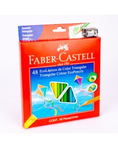 Lapiz color Faber Castell triangular 49und