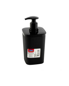 Dispensador plástico para jabón líquido 420ml negro