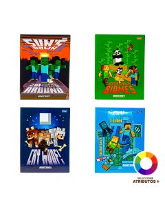 Cuaderno Minecraft 100 hojas