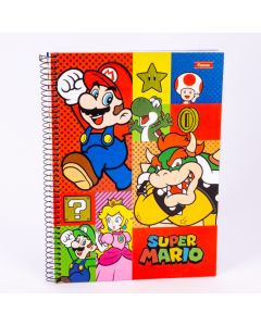 Cuaderno Foroni espiral Super Mario Bros 80h Surtido por estilo