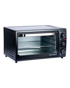 Horno eléctrico 46l negro y plateado