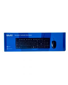 Combo teclado y mouse slim USB 150cm