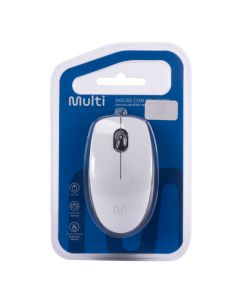 Mouse plástico con cable clic silencioso 