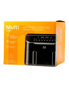 Freidora aire 2 gavetas negra