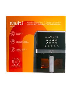 Freidora aire digital visor gourmet y luz interna 1800w 110-127v