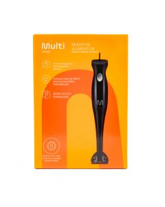 Batidora manual con cuchilla acero inoxidable 200w 