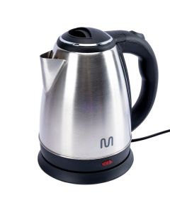 Hervidor eléctrico 1.8l plateado con negro