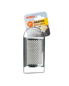 Rallador acero inoxidable 13x6cm 5pulg plateado