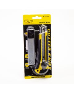 Cutter jianzhong 18mm + repuesto negro amarillo