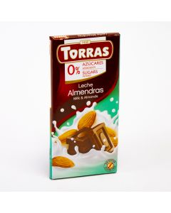 Chocolate almendra sin azúcar 75g
