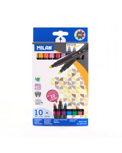 MARCADOR BICOLOR PUNTA CONICA