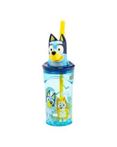 Envase Bluey con pajilla