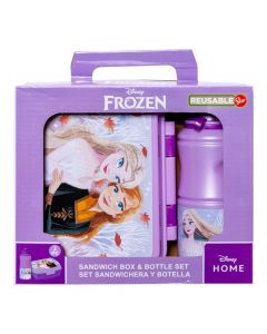 Recipiente plástico Frozen lila