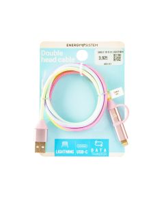 Cable USB a lightning/tipo c energy 457588