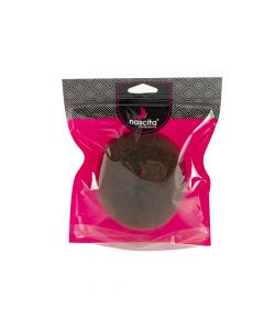 Dona elástica para peinados con mono 9.5cm marrón