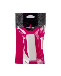 Lima para uñas buffer rectangular blanco