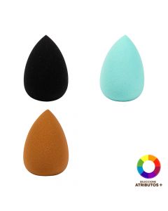 Esponja de maquillaje ergonómica