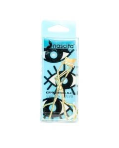 Rizador metálico para pestañas dorado