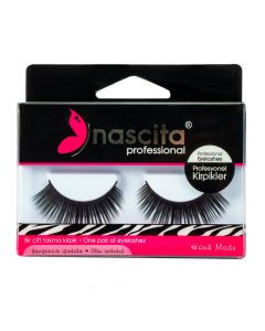 Pestaña nascita lisa con adhesivo reusable 2und negro