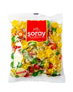 Confite caramelo duro frutas