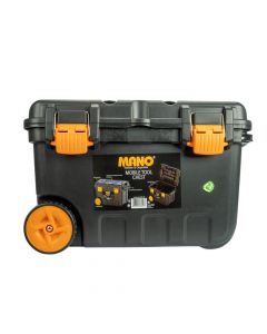 Caja para herramientas y ruedas