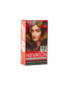 Tinte para cabello nevaton 2 tubos 6.3 nutshell