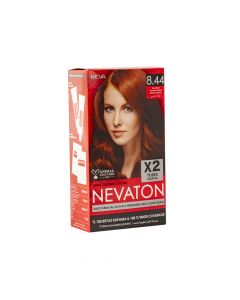 Tinte para cabello nevaton 2 tubos 8.44 cinnamon cooper