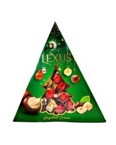 Estuche chocolate ANL triangulo navideño verde 1