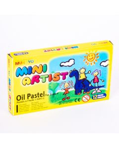Tiza pastel aceite 12pzas 59x8mm