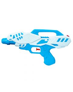 Pistola agua plástica lisa 26.5cm bicolor surtido